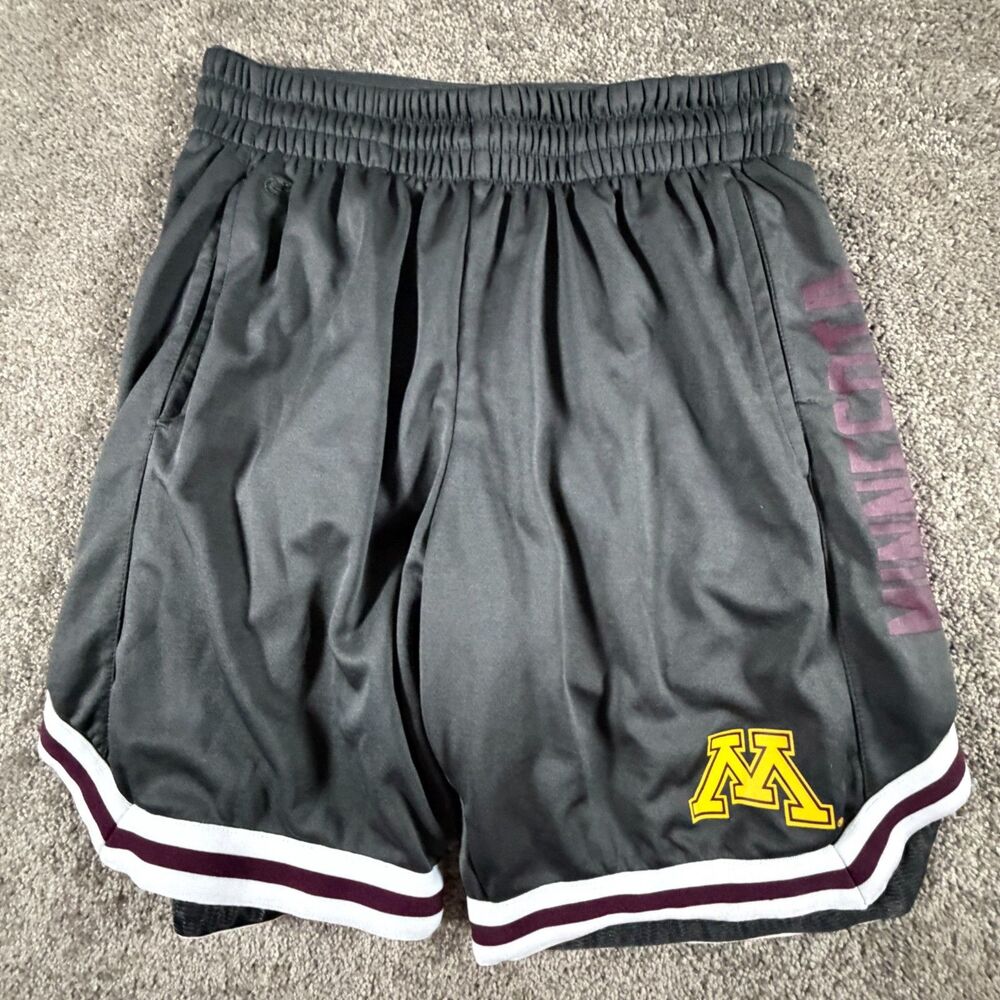 Minnesota Golden Gophers Colosseum Athletic Shorts Men's L Gray Used